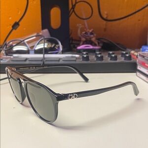 Ferragamo Black Sunglasses